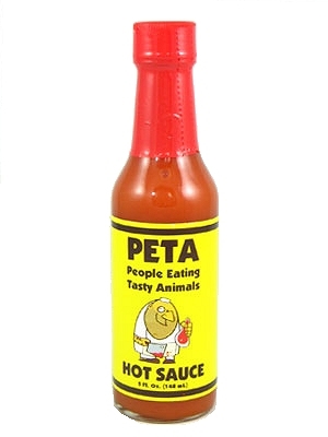PETA (People for Eating Tasty Animals) Garlic Habanero Hot Sauce