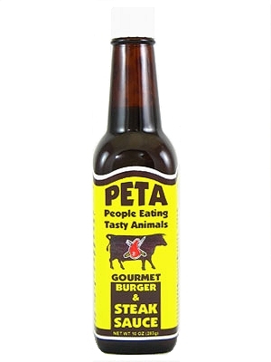 PETA (People for Eating Tasty Animals) Steak Sauce